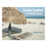 Summer Party Invitation, Beach Cabana invitations