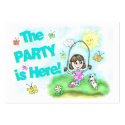 Summer Party Invitations on Business Cards business cards by jamiecreates1 Summer Party Invitations on Business Cards business cards