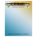 Summer - Party Time Letterhead