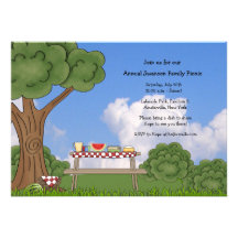 Summer Picnic Invitation