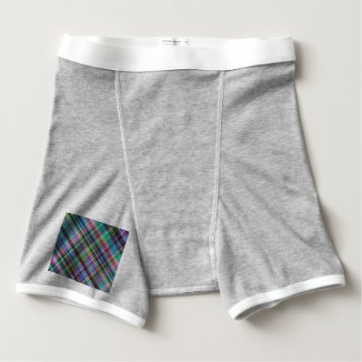 Summer plaid boxer briefs