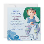 Summer Pool Party | Photo Birthday Party Invites