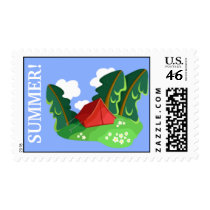 "Summer!" postage (customizable) stamps