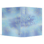 Summer recipe blue floral binders