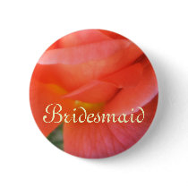 Summer Rose Wedding Button
