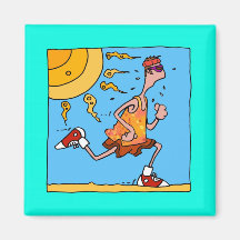 summer runner (guy) magnets