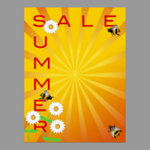 Summer Sale Illustration Poster posters