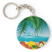 Summer Seaside Keychains