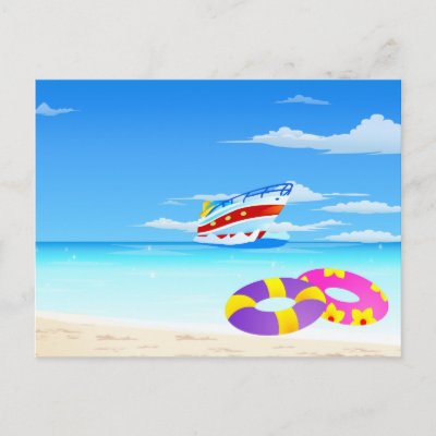 Summer Seaside Post Cards