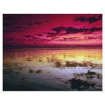 Summer sky reflections, low tide, Huntington Beach Custom Flyer