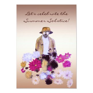 Summer Solstice Party Invitation 5" X 7" Invitation Card