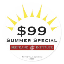 Summer Special for Bertrand Institute stickers