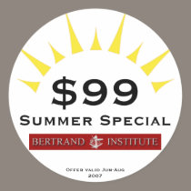 Summer Special for Bertrand Institute stickers