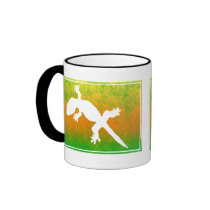 Summer Splash Lizard Mug