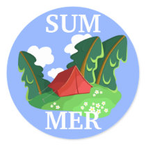 "Summer" sticker (customizable)