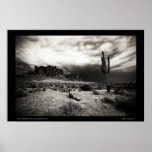 Summer Storm at the Superstition Mountains Print