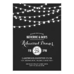 Summer String Lights Rehearsal Dinner Invitation at Zazzle