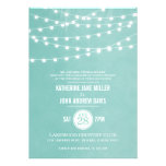 Summer String Lights Wedding Invitation at Zazzle