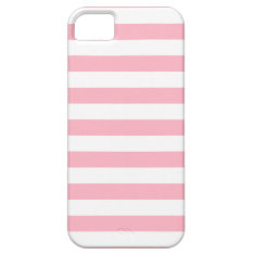 Summer Stripes Cherryblossom Pink iPhone 5 Case