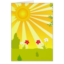 Summer sun cards