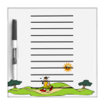 Summer Sun funny Dry Erase Board