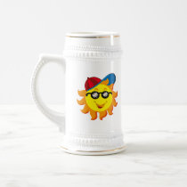 Summer Sun in Ballcap & Sunglasses Mugs