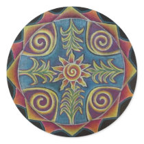 Summer Sun Mandala stickers