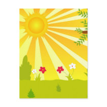 Summer sun postcards