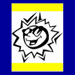 SUMMER SUN SUNGLASSES ATTITUDE HOT CARTOON TATTOO postcards