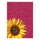 Summer Sunflower Bridal Shower Custom Invitations