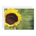 Summer Sunflower Bridal Shower Invitations