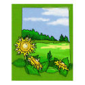 Summer Sunflowers posters