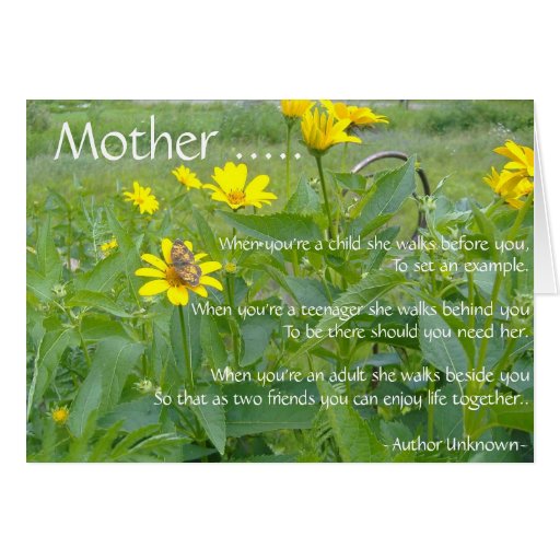 SUMMER SUNS MOTHER'S DAY CARD