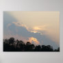 Summer Sunset Behind a Lonely Cloud Poster