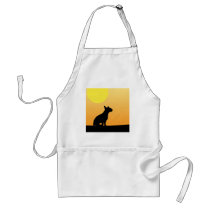 Summer Sunset Bull Terrier Apron
