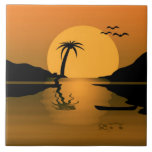 Summer Sunset Reflect tiles