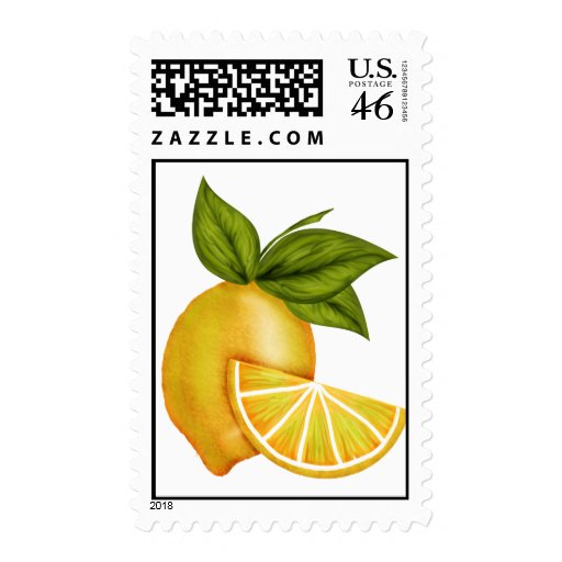 Summer Sweet Lemons Postage Stamps