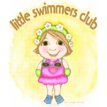 Summer Swim Girl T-Shirt by jamiecreates1 Summer Swim Girl T-Shirt