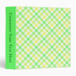 "Summer Tablecloth" - Green/Yellow binders