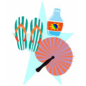 summer tee Pink Fan t-shirts