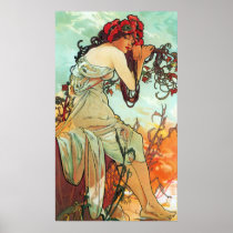 Summer, The Seasons, Mucha Posters