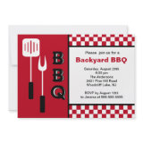 Summer Time Backyard BBQ Invitation invitation