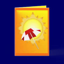 Summer Time Beach Card