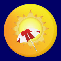 Summer Time Beach Magnet