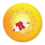 Summer Time Beach Magnet