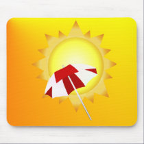 Summer Time Beach Mousepad
