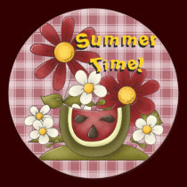 Summer Time Fun Watermelon Stickers stickers