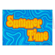 Summer Time Greeting Card cards