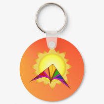 Summer Time Kite Keychain by Lotacats Summer Time Kite Keychain