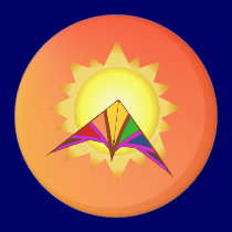 Summer Time Kite Magnet